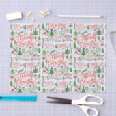 Typografie kerst tissuepapier (Craft)