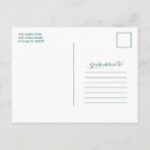 Typografie kerstbeweging Aankondiging Foto (Achterkant)