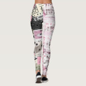 Typografie kunst Leggings modern 24SS printpatroon (Achterkant)