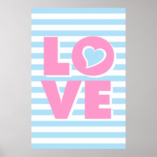Typografie LIEFDE Poster (Voorkant)