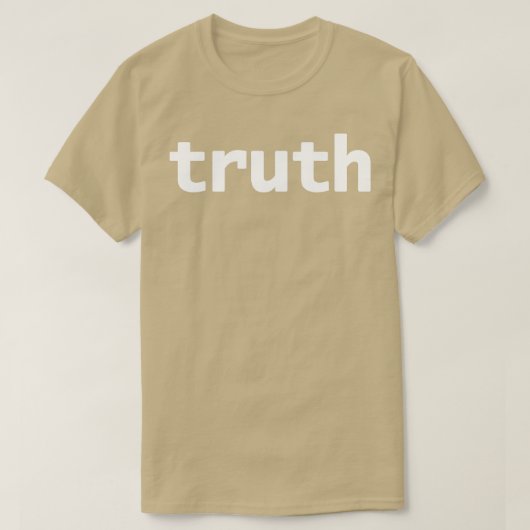 Typografie minimale witte tekst t-shirt (Design voorkant)