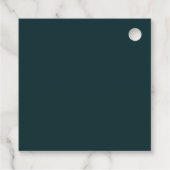 Typografie Minimalistisch Hang Label Design (Achterkant)