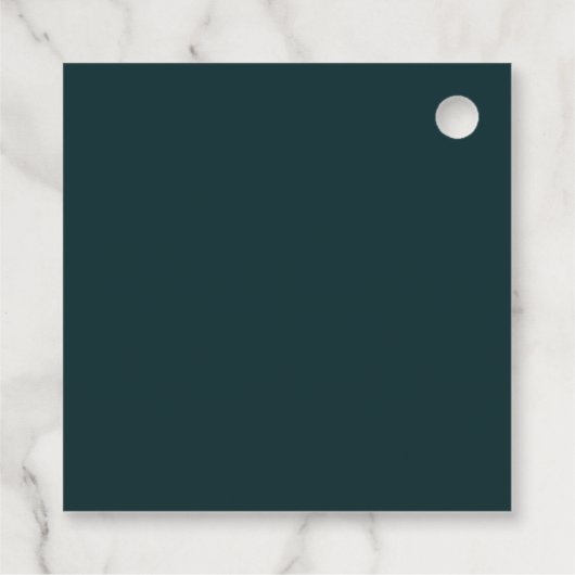 Typografie Minimalistisch Hang Label Design (Achterkant)