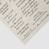 Typografie Motivatie Quotes Tissuepapier (Detail)