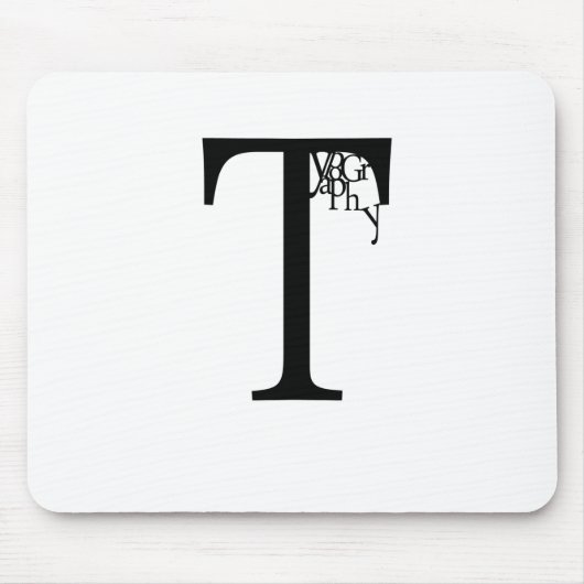 Typografie Muismat (Voorkant)