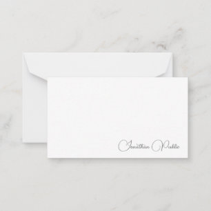 Typografie Naam Elegant Minimalist Sjabloon