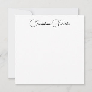 Typografie Naam Modern Elegant Sjabloon