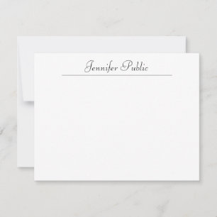 Typografie Naam Tekst Moderne Minimale Sjabloon