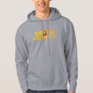 Typografie Natuur Herten Jacht Seizoen Personalise Hoodie