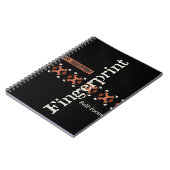 Typografie Notitieboek (Linkerzijde)