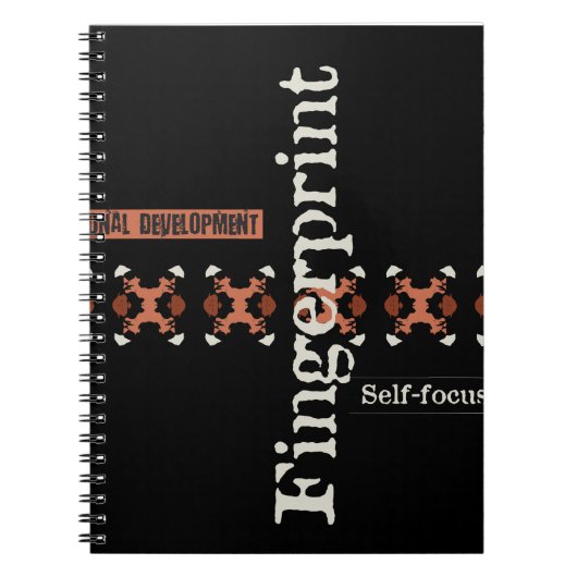 Typografie Notitieboek (Voorkant)