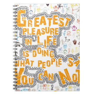 Typografie Notitieboek