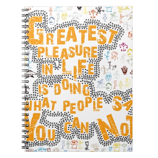 Typografie Notitieboek (Voorkant)