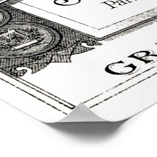  typografie Perfume Advertisement Poster (Hoek)