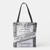  typografie Perfume Advertisement Tote Bag (Achterkant)