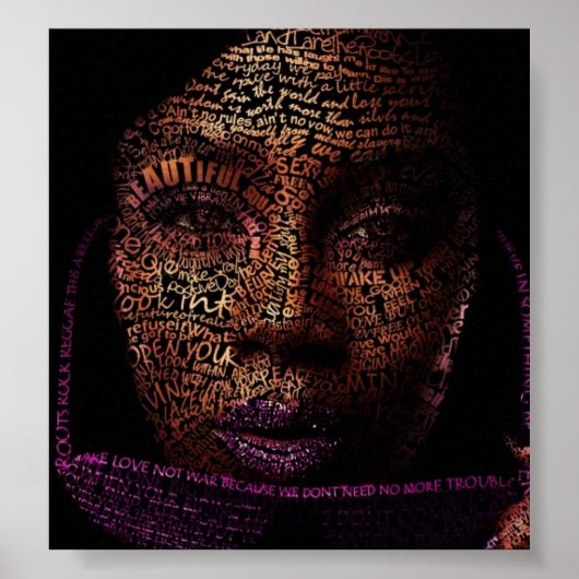 typografie poster (Voorkant)