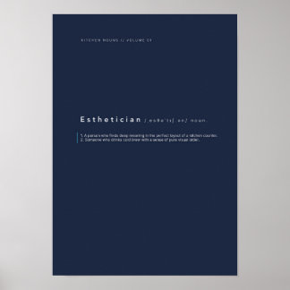 Typografie poster Keuken Zelfstandige naamwoorden
