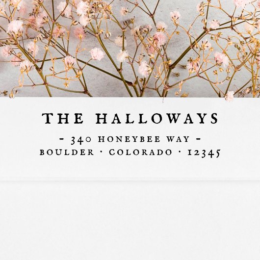 typografie retouradres zelfinktende stempel