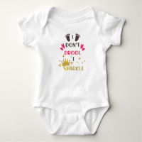 Typografie Roze meisje Baby Glam Cute Girl