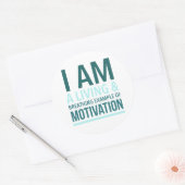 Typografie Self Motivation Sticker (Envelop)