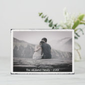 Typografie-serie Merry kerst Feestdagenkaart (Staand voorkant)