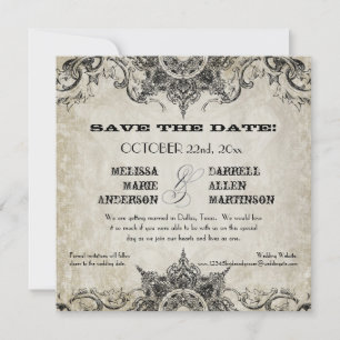 Typografie Stijl Graveurs Lettertypen Krullen Sier Save The Date
