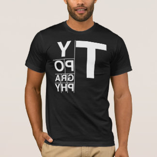 Typografie T-shirt