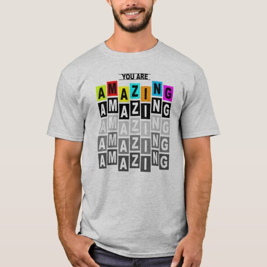 " Typografie T-shirt - Inspirerende Quotes (Voorkant)