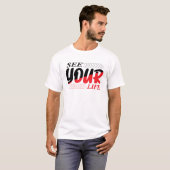 Typografie T-Shirt-ontwerp T-shirt (Voorkant volledig)