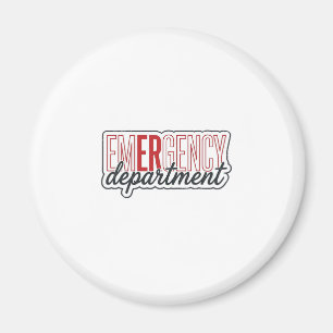 Typografie T-shirt ontwerp voor spoedeisende hulp_ Magneet