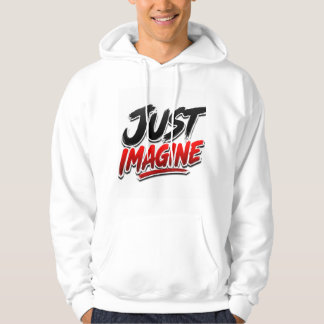 Typografie-trui met 'Gewoon Droom' Hoodie