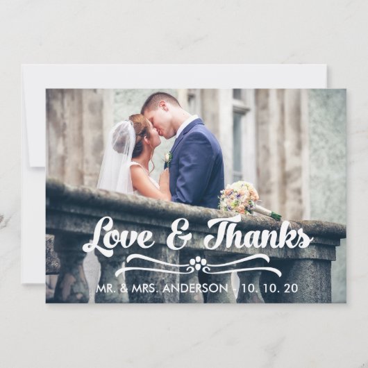 TYPOGRAFIE VAN BEDANKT EN VERLIES DANK U (Voorkant)