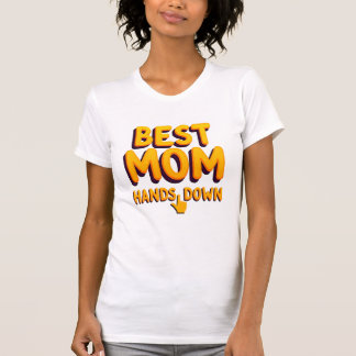 Typografie van de allerbeste moeder t-shirt