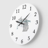 Typografie van de staat Michigan Grote Klok (Hoek)