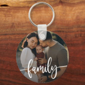 Typografie van familiefoto sleutelhanger (Voorkant)