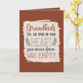 Typografie van Hunter & Terracotta Grandparent's D Kaart (Gele Bloem)