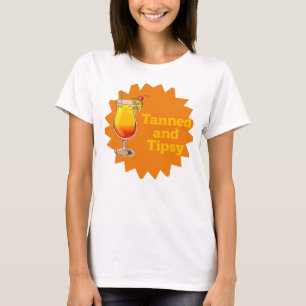 Typografie voor gelooid en tipsy, van Oranje cockt T-shirt