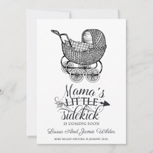 Typografie Zwangerschap Aankondiging