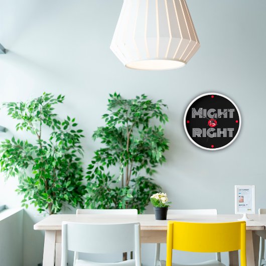 Typografie zwart-wit rood citaat