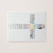 typografisch kruisbeeld legpuzzel (Horizontaal)