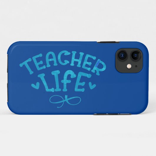 typografisch LEVENSONDERWIJS Case-Mate iPhone Case (Achterkant (horizontaal))