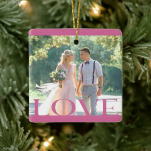 Typografisch LOVE Lijst Design Ornament