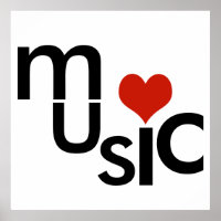 typografisch muziekontwerp