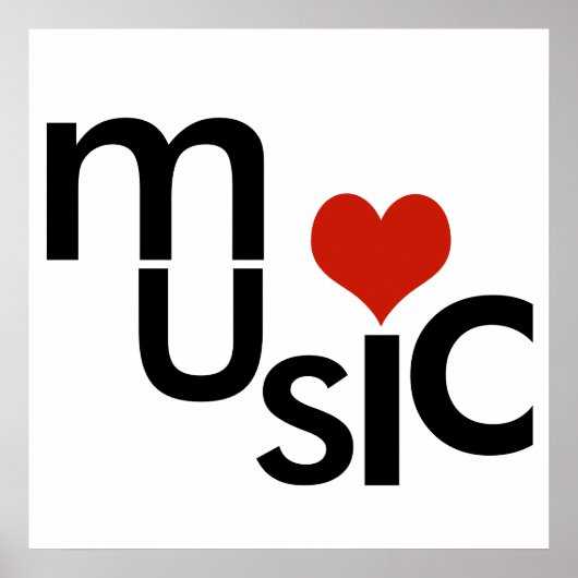 typografisch muziekontwerp poster (Voorkant)