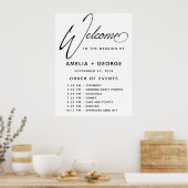 Typografisch script Natuurhandschrift Poster (Keuken)