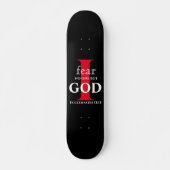 Typografische Bijbelversie ● Ik vrees niemand maar Skateboard (Voorkant)