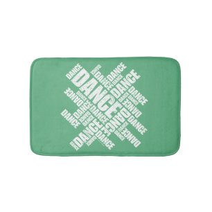 Typografische Dance Badmat