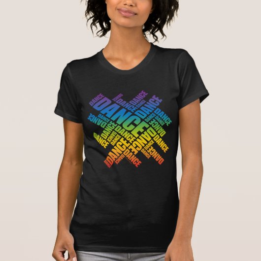 Typografische Dans (Spectrum) T-shirt (Voorkant)