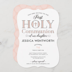 Typografische First Heilige Communistische Dochter Kaart