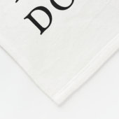 Typografische foto 2025 afstuderen fleece deken (Hoek)